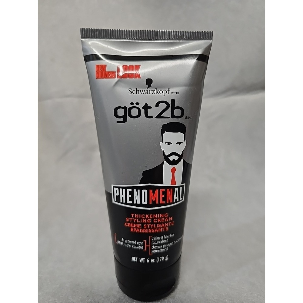 Got2b Schwarzkopf PhenoMENal Mens Thickening Styling Cream 6oz NEW Discontinued